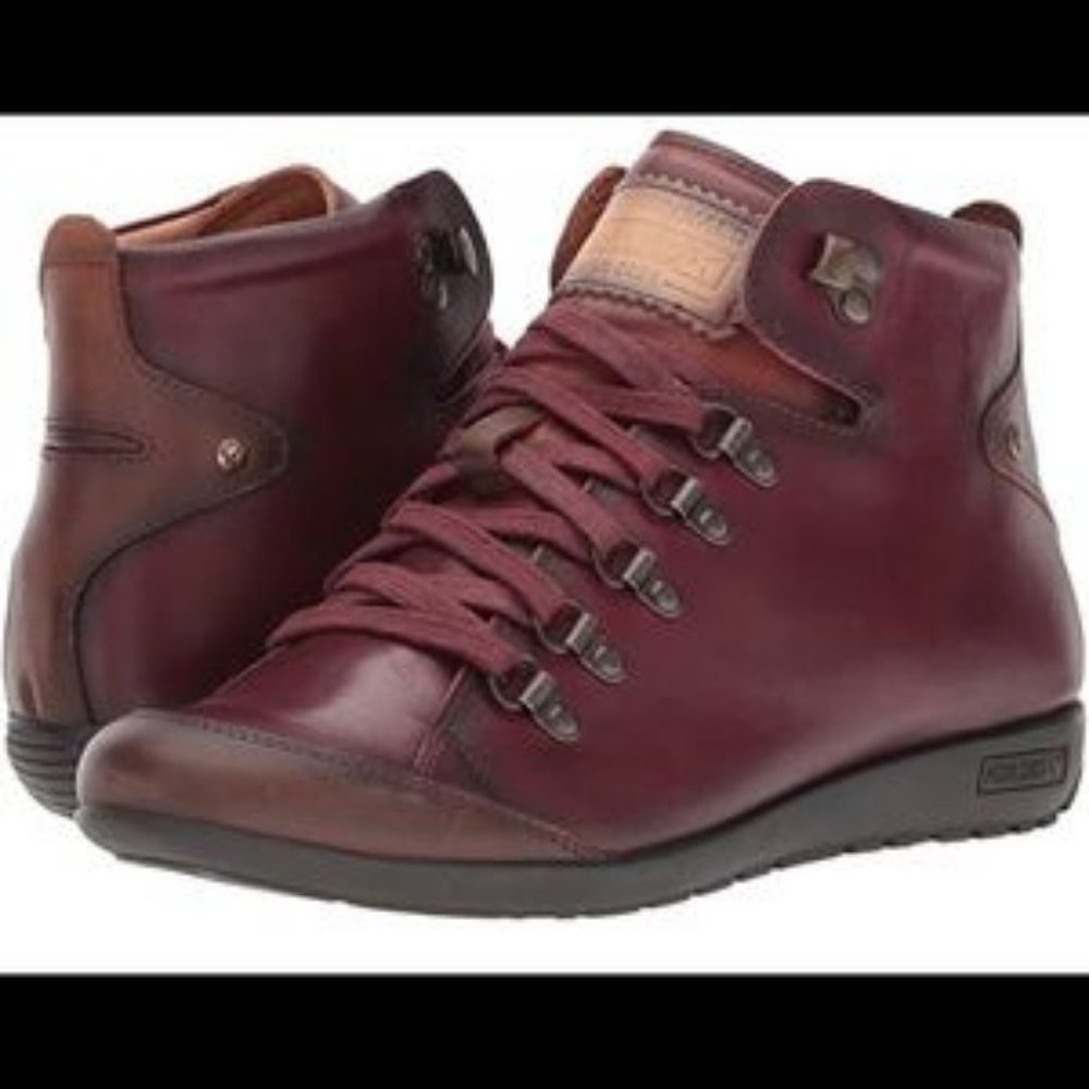 Pikolinos boot, size 38, garnet